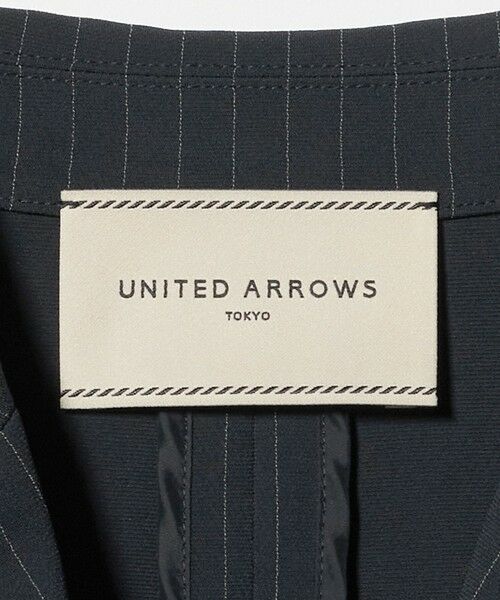 UNITED ARROWS / ユナイテッドアローズ ベスト | Drapy ピンストライプ テーラード ミドル ベスト | 詳細9