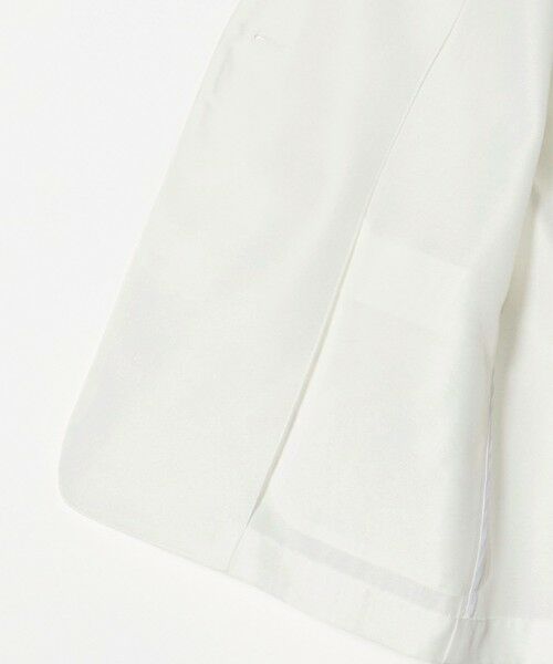 UNITED ARROWS / ユナイテッドアローズ ノーカラージャケット | シアー ノーラペル ハーフスリーブ ジャケット ‐ウォッシャブル‐ | 詳細2