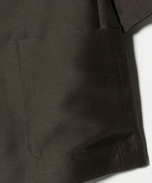 UNITED ARROWS / ユナイテッドアローズ ノーカラージャケット | シアー ノーラペル ハーフスリーブ ジャケット ‐ウォッシャブル‐ | 詳細7