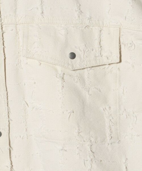 UNITED ARROWS / ユナイテッドアローズ テーラードジャケット | ジャガード ワーク シャツ ジャケット ‐ウォッシャブル‐ | 詳細11