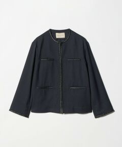 UNITED ARROWS / ユナイテッドアローズ ノーカラージャケット | Spiree ASAMI ノーカラー ジャケット