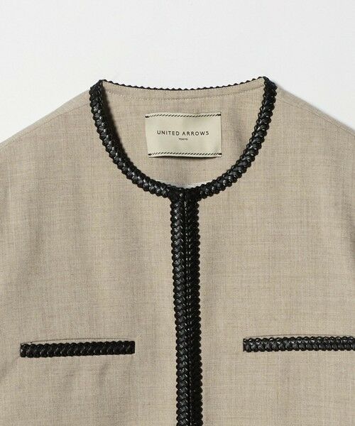UNITED ARROWS / ユナイテッドアローズ ノーカラージャケット | Spiree ASAMI ノーカラー ジャケット | 詳細2
