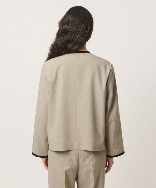 UNITED ARROWS / ユナイテッドアローズ ノーカラージャケット | Spiree ASAMI ノーカラー ジャケット | 詳細7