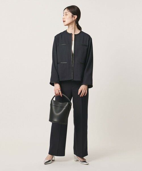 UNITED ARROWS / ユナイテッドアローズ ノーカラージャケット | Spiree ASAMI ノーカラー ジャケット | 詳細20