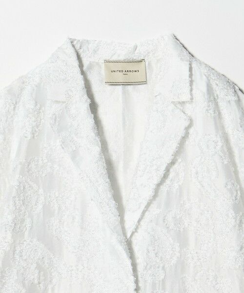 UNITED ARROWS / ユナイテッドアローズ テーラードジャケット | ラメ カット ジャガード ジャケット ‐ウォッシャブル‐ | 詳細2