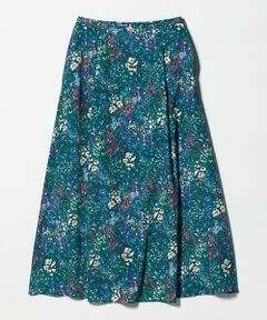 フラワー プリント スカート