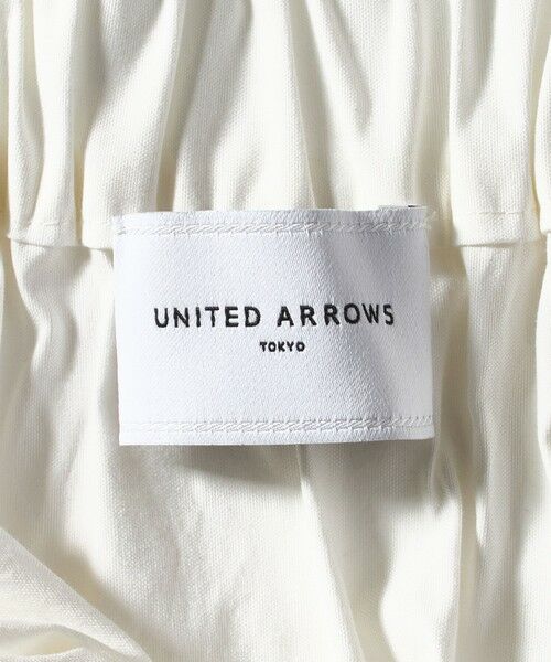 UNITED ARROWS / ユナイテッドアローズ ロング・マキシ丈スカート | ボリューム タック スカート WHITE ‐ウォッシャブル‐ | 詳細7