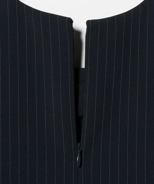 UNITED ARROWS / ユナイテッドアローズ ロング・マキシ丈ワンピース | Drapy ピンストライプ ショートスリーブ ワンピース ‐ウォッシャブル‐ | 詳細14