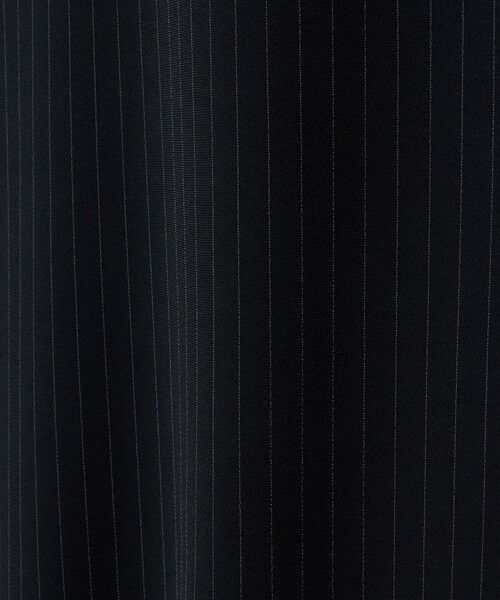 UNITED ARROWS / ユナイテッドアローズ ロング・マキシ丈ワンピース | Drapy ピンストライプ ショートスリーブ ワンピース ‐ウォッシャブル‐ | 詳細9