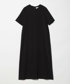 UNITED ARROWS / ユナイテッドアローズ ロング・マキシ丈ワンピース | Drapy ショートスリーブ ワンピース ‐ウォッシャブル‐