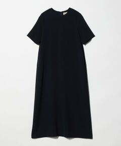 UNITED ARROWS / ユナイテッドアローズ ロング・マキシ丈ワンピース | Drapy ショートスリーブ ワンピース ‐ウォッシャブル‐