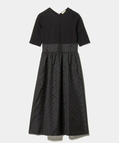UNITED ARROWS / ユナイテッドアローズ ロング・マキシ丈ワンピース | フィット&フレア シアー ドット ワンピース ‐ウォッシャブル‐