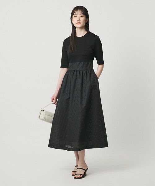 UNITED ARROWS / ユナイテッドアローズ ロング・マキシ丈ワンピース | フィット&フレア シアー ドット ワンピース ‐ウォッシャブル‐ | 詳細2