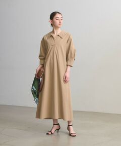 UNITED ARROWS / ユナイテッドアローズ ロング・マキシ丈ワンピース | コットン スキッパー シャツ ワンピース ‐ウォッシャブル‐