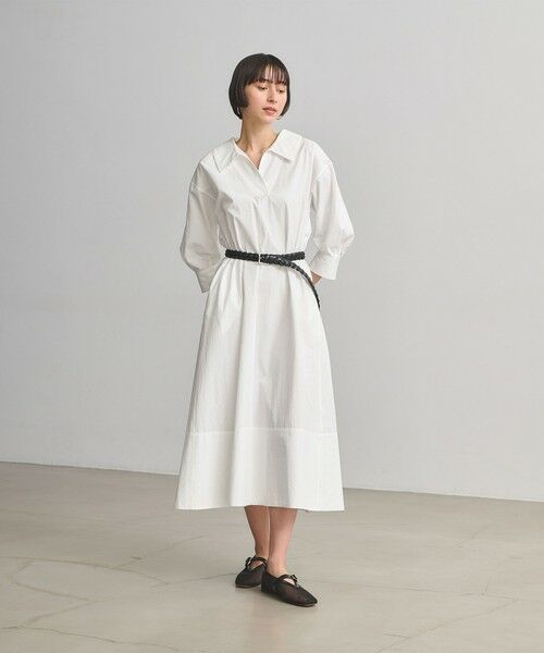 UNITED ARROWS / ユナイテッドアローズ ロング・マキシ丈ワンピース | コットン スキッパー シャツ ワンピース ‐ウォッシャブル‐ | 詳細2