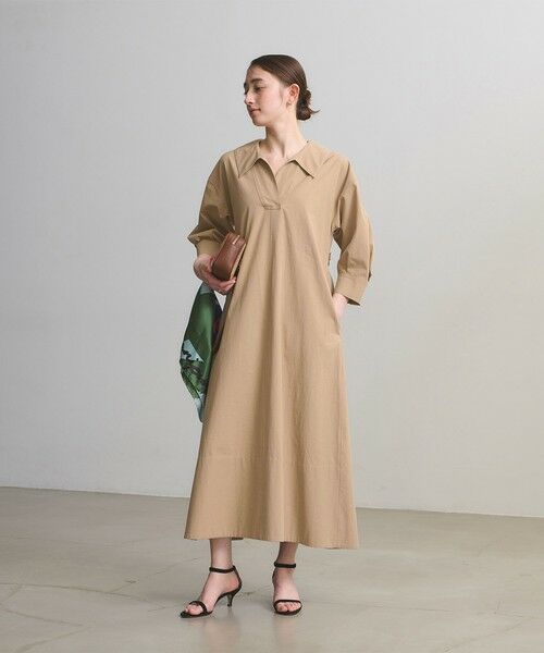 UNITED ARROWS / ユナイテッドアローズ ロング・マキシ丈ワンピース | コットン スキッパー シャツ ワンピース ‐ウォッシャブル‐ | 詳細6