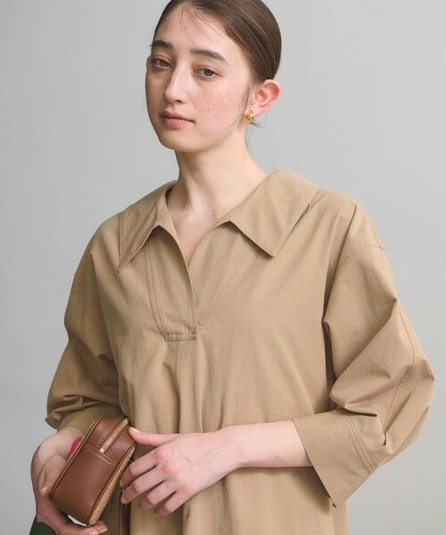 UNITED ARROWS / ユナイテッドアローズ ロング・マキシ丈ワンピース | コットン スキッパー シャツ ワンピース ‐ウォッシャブル‐ | 詳細8