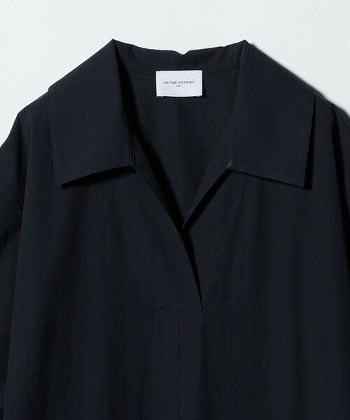 UNITED ARROWS / ユナイテッドアローズ ロング・マキシ丈ワンピース | コットン スキッパー シャツ ワンピース ‐ウォッシャブル‐ | 詳細3