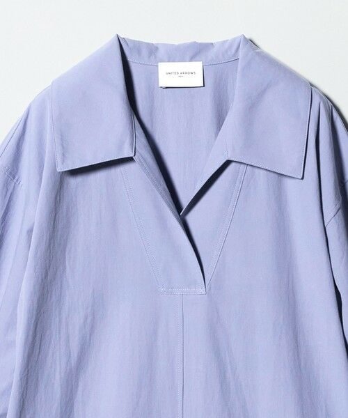 UNITED ARROWS / ユナイテッドアローズ ロング・マキシ丈ワンピース | コットン スキッパー シャツ ワンピース ‐ウォッシャブル‐ | 詳細15