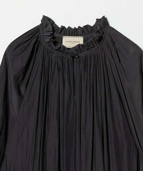 UNITED ARROWS / ユナイテッドアローズ ロング・マキシ丈ワンピース | ボリューム ギャザー ワンピース | 詳細1