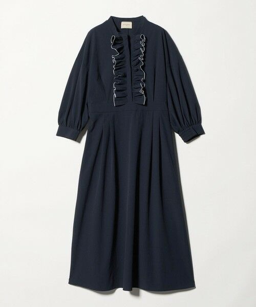 UNITED ARROWS / ユナイテッドアローズ ロング・マキシ丈ワンピース | メロー フリル ワンピース ‐防しわ 吸水速乾 UVカット 遮熱性 接触冷感 ウォッシャブル‐ | 詳細18