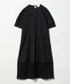 UNITED ARROWS / ユナイテッドアローズ ロング・マキシ丈ワンピース | ラッセルレース コンビ ワンピース ‐ウォッシャブル‐