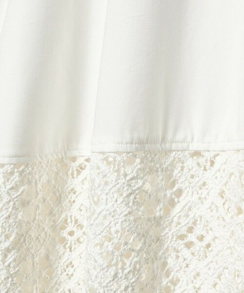 UNITED ARROWS / ユナイテッドアローズ ロング・マキシ丈ワンピース | ラッセルレース コンビ ワンピース ‐ウォッシャブル‐ | 詳細2