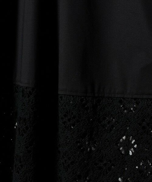 UNITED ARROWS / ユナイテッドアローズ ロング・マキシ丈ワンピース | ラッセルレース コンビ ワンピース ‐ウォッシャブル‐ | 詳細18