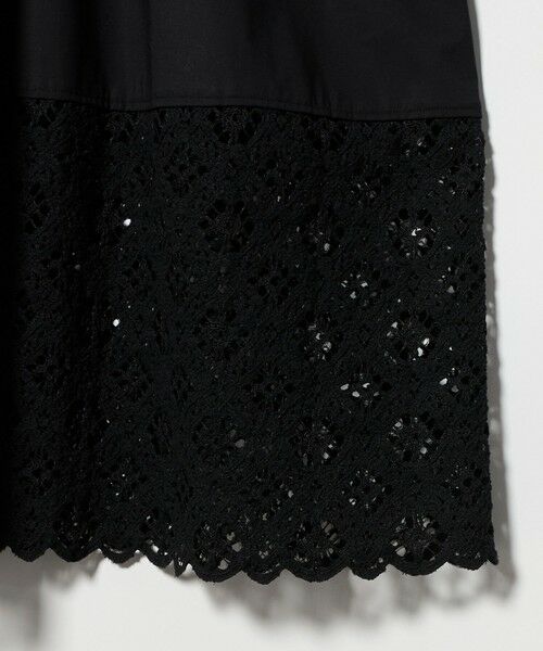 UNITED ARROWS / ユナイテッドアローズ ロング・マキシ丈ワンピース | ラッセルレース コンビ ワンピース ‐ウォッシャブル‐ | 詳細6