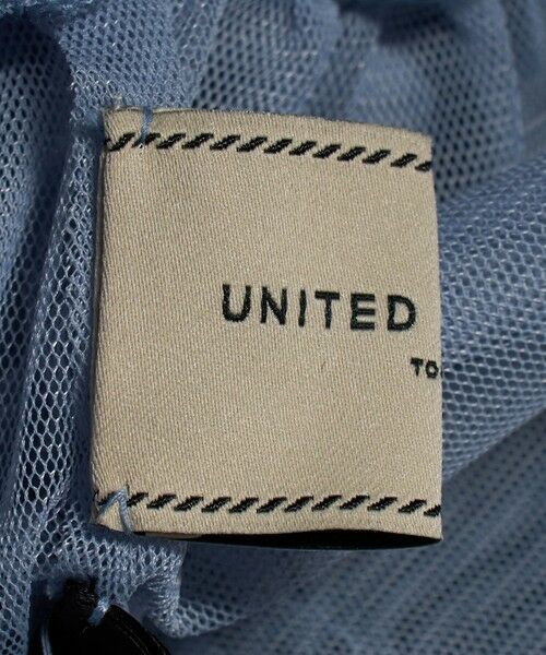 UNITED ARROWS / ユナイテッドアローズ ロング・マキシ丈ワンピース | チュール サテン コンビ ワンピース | 詳細10