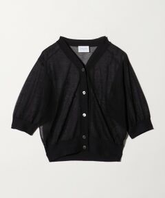 UNITED ARROWS / ユナイテッドアローズ カーディガン・ボレロ | シアー Vネック カーディガン ‐ウォッシャブル‐