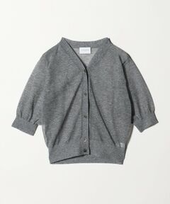 シアー Vネック カーディガン ‐ウォッシャブル‐