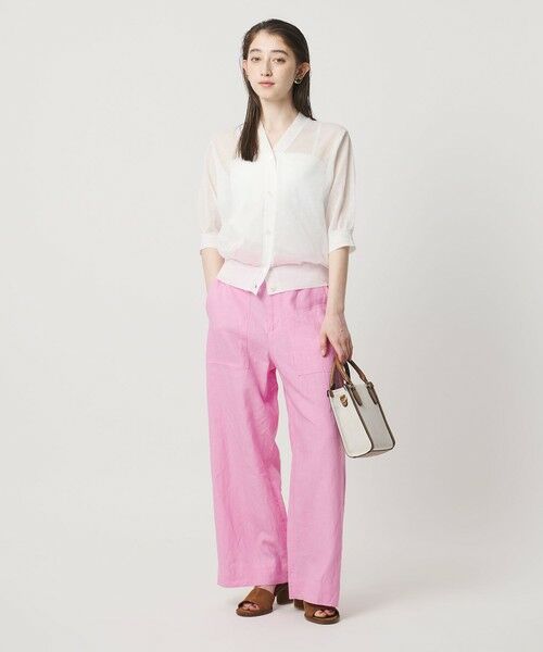 UNITED ARROWS / ユナイテッドアローズ カーディガン・ボレロ | シアー Vネック カーディガン ‐ウォッシャブル‐ | 詳細2