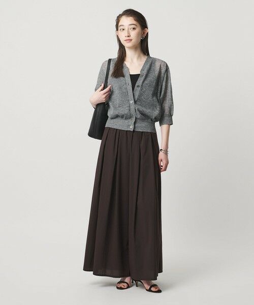 UNITED ARROWS / ユナイテッドアローズ カーディガン・ボレロ | シアー Vネック カーディガン ‐ウォッシャブル‐ | 詳細12