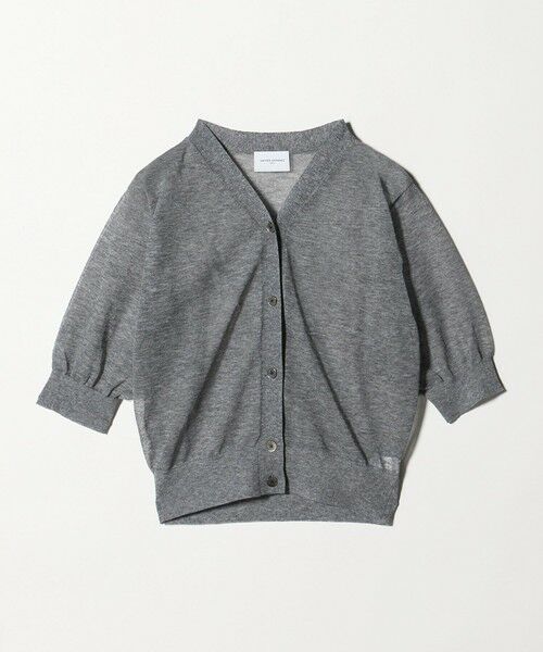 UNITED ARROWS / ユナイテッドアローズ カーディガン・ボレロ | シアー Vネック カーディガン ‐ウォッシャブル‐（MD.GRAY）