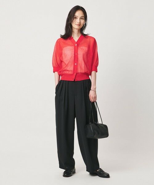 UNITED ARROWS / ユナイテッドアローズ カーディガン・ボレロ | シアー Vネック カーディガン ‐ウォッシャブル‐ | 詳細19