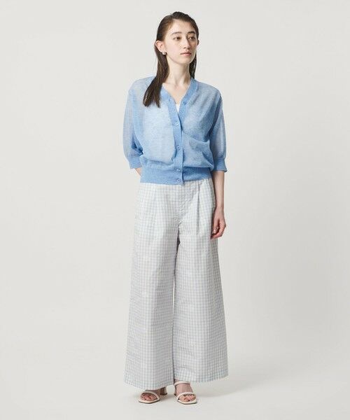 UNITED ARROWS / ユナイテッドアローズ カーディガン・ボレロ | シアー Vネック カーディガン ‐ウォッシャブル‐ | 詳細21
