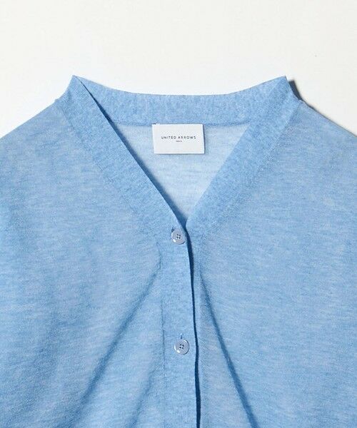 UNITED ARROWS / ユナイテッドアローズ カーディガン・ボレロ | シアー Vネック カーディガン ‐ウォッシャブル‐ | 詳細11