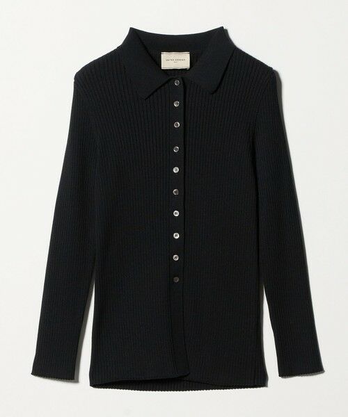 UNITED ARROWS / ユナイテッドアローズ カーディガン・ボレロ | リブ ポロニット カーディガン ‐ウォッシャブル‐ | 詳細2
