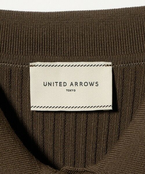 UNITED ARROWS / ユナイテッドアローズ カーディガン・ボレロ | リブ ポロニット カーディガン ‐ウォッシャブル‐ | 詳細9