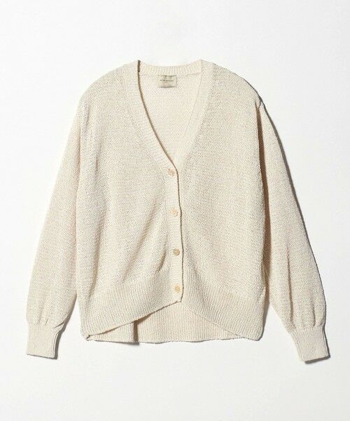 UNITED ARROWS / ユナイテッドアローズ カーディガン・ボレロ | ペーパー Vネック カーディガン（NATURAL）