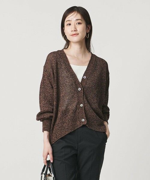 UNITED ARROWS / ユナイテッドアローズ カーディガン・ボレロ | ペーパー Vネック カーディガン | 詳細6