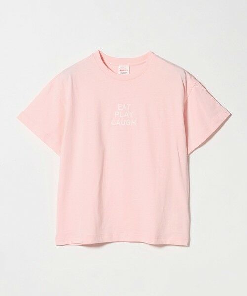 UNITED ARROWS / ユナイテッドアローズ Tシャツ | 【別注】＜HANDTEX＞Tシャツ ‐3TIPS‐（LT.PINK）