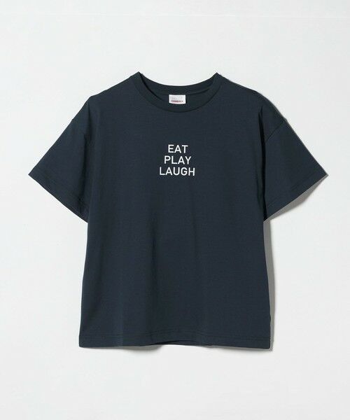 UNITED ARROWS / ユナイテッドアローズ Tシャツ | 【別注】＜HANDTEX＞Tシャツ ‐3TIPS‐（NAVY）
