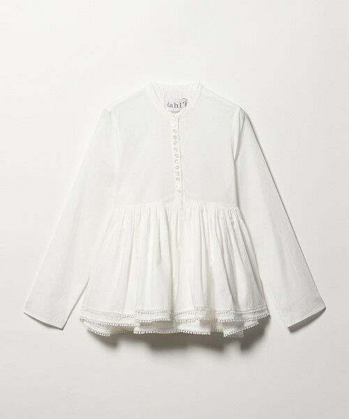 UNITED ARROWS / ユナイテッドアローズ シャツ・ブラウス | ＜dahl’ia＞ヘム フレア ブラウス（WHITE）