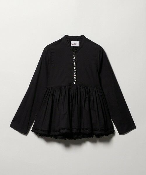 UNITED ARROWS / ユナイテッドアローズ シャツ・ブラウス | ＜dahl’ia＞ヘム フレア ブラウス（BLACK）