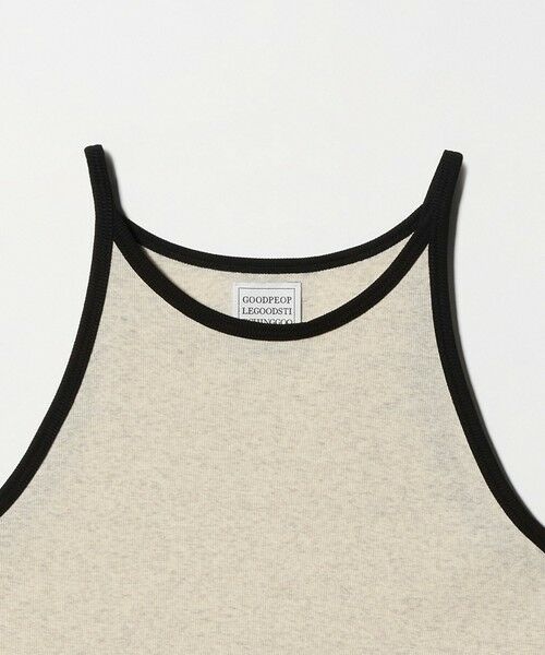 UNITED ARROWS / ユナイテッドアローズ キャミソール・チューブトップ | ＜GOOD PEOPLE GOOD STITCHING GOOD PRODUCT＞トリム リブ タンクトップ | 詳細1
