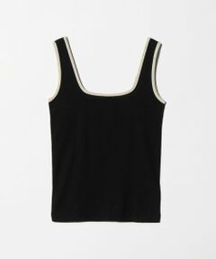 UNITED ARROWS / ユナイテッドアローズ タンクトップ | ＜GOOD PEOPLE GOOD STITCHING GOOD PRODUCT＞トリム リブ スクエアネック タンクトップ