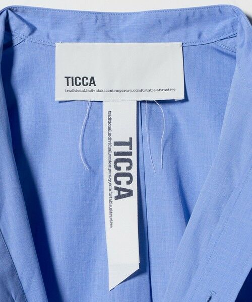 UNITED ARROWS / ユナイテッドアローズ シャツ・ブラウス | ＜TICCA＞ノーカラー テントライン シャツ | 詳細10