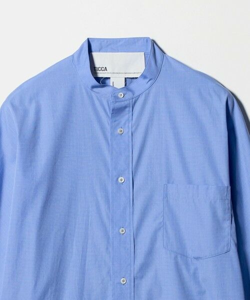 UNITED ARROWS / ユナイテッドアローズ シャツ・ブラウス | ＜TICCA＞ノーカラー テントライン シャツ | 詳細4